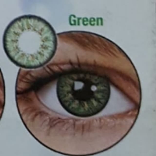 گرین کلر لنیس تھری شیڈ