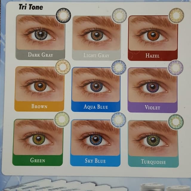 Megic eye 3tone lens